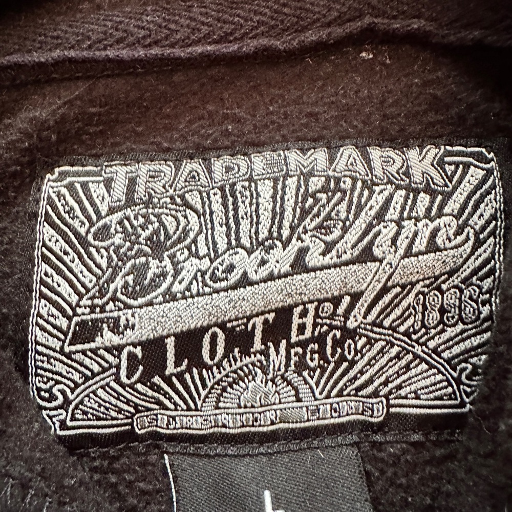 Brooklyn Cloth Black, Orange, Teal, and Cream Hoodie men’s L - Picture 8 of 10